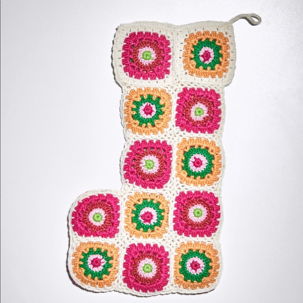 NWT Urban Outfitters Granny Square crochet stocking